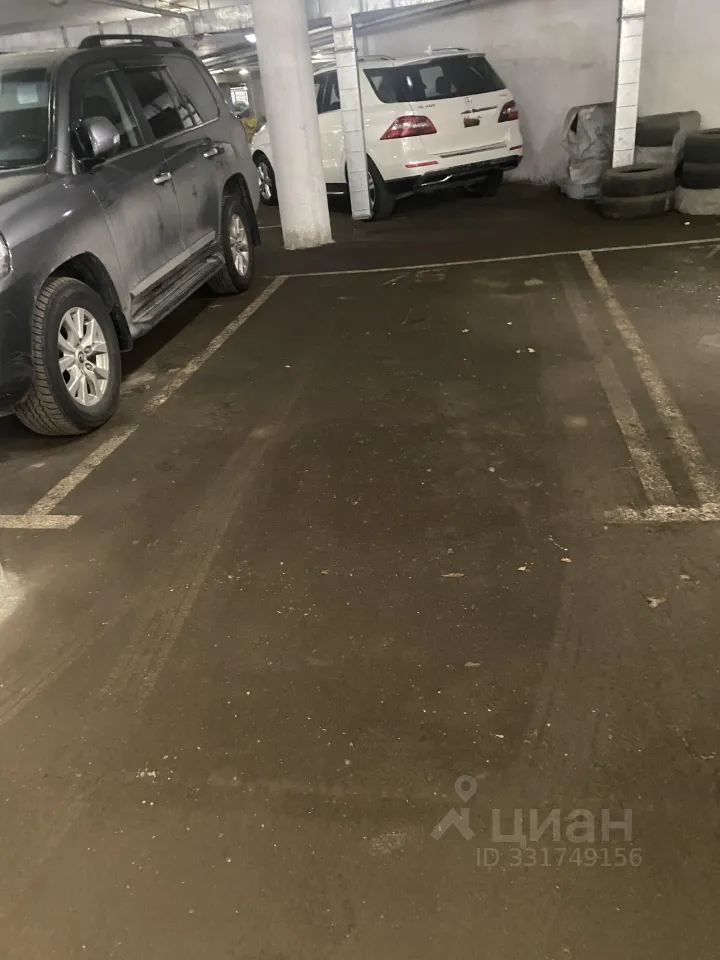 Машиноместо № 75 на первом этаже паркинга в Куркино, 16,5 м²
